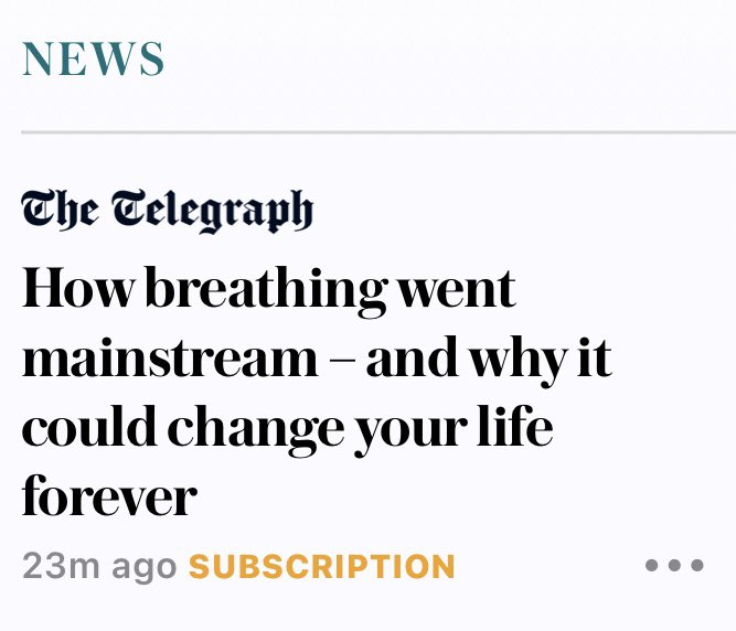 Scott_Wortley's tweet photo. I was one of those who did breathing before it was fashionable. https://t.co/F4Q3XHv0fn