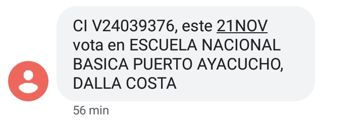 JoseFNaranjoC's tweet photo. Sres de @cneesvzla hoy fui a ejercer mi derecho al voto y no fui a votar porque la maquina capta huella indica que mi cédula no existe, y me parece esto horrendo ya que he votado desde el año 2012 uds me pueden explicar esta guarandinga este abuso
#YoQuieroVotar https://t.co/zdFuSM3Lqx