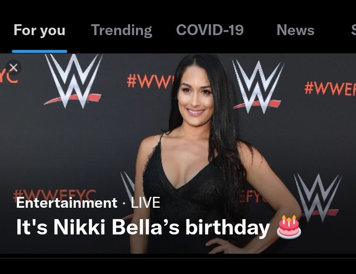 RT @deviousjourney: Wait, it's Nikki Bella's birthday?
Nikki's..... And no one else's?
You are cold as ice, @Twitter https://t.co/JTVTwjkwty