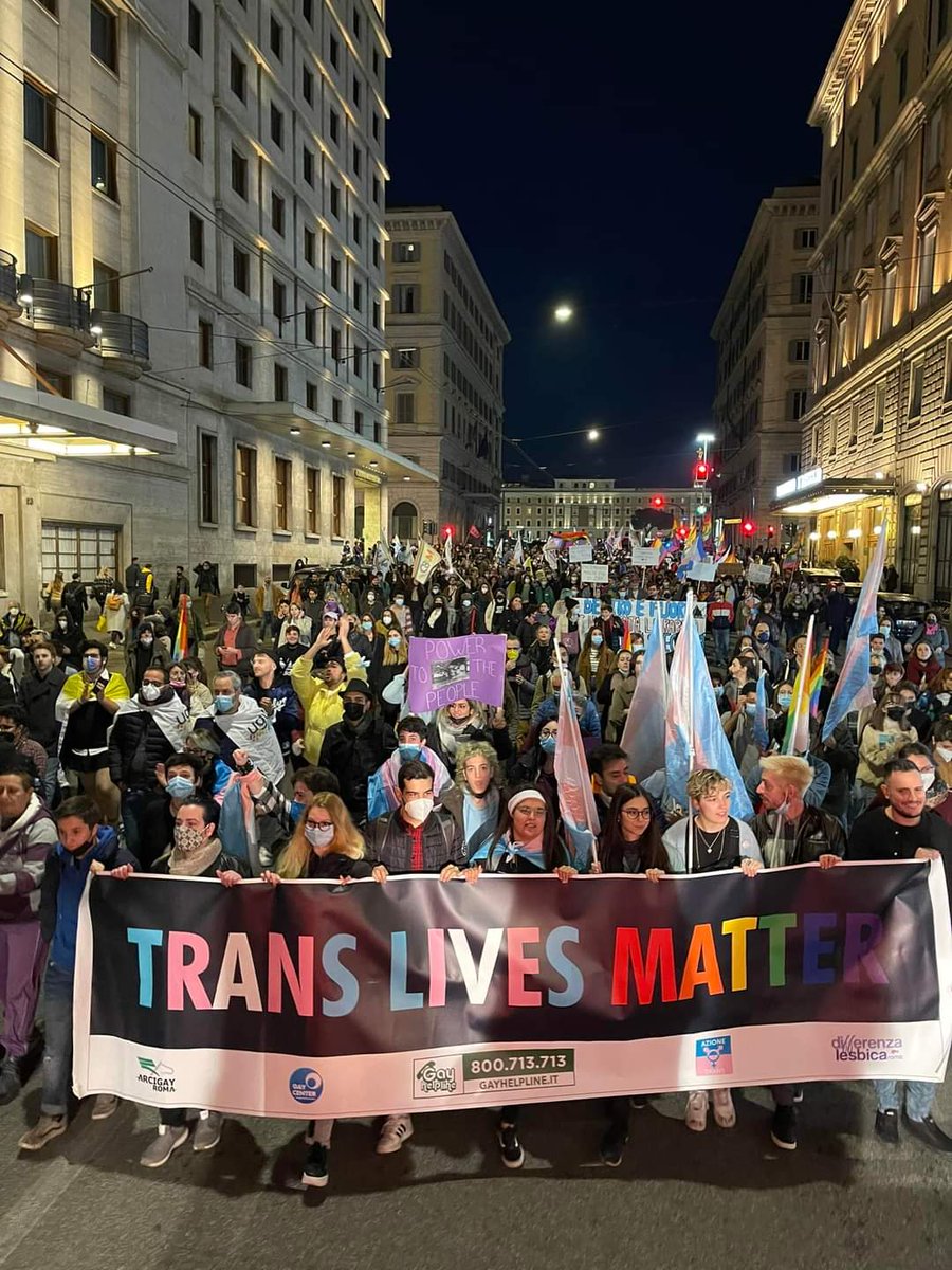 gaycenter_it's tweet photo. #tdor 2021 🏳️⚧️ #trangenderdayofremembrance #transfreedommarch #tdorroma #20novembre https://t.co/c4aQ9zZDxW