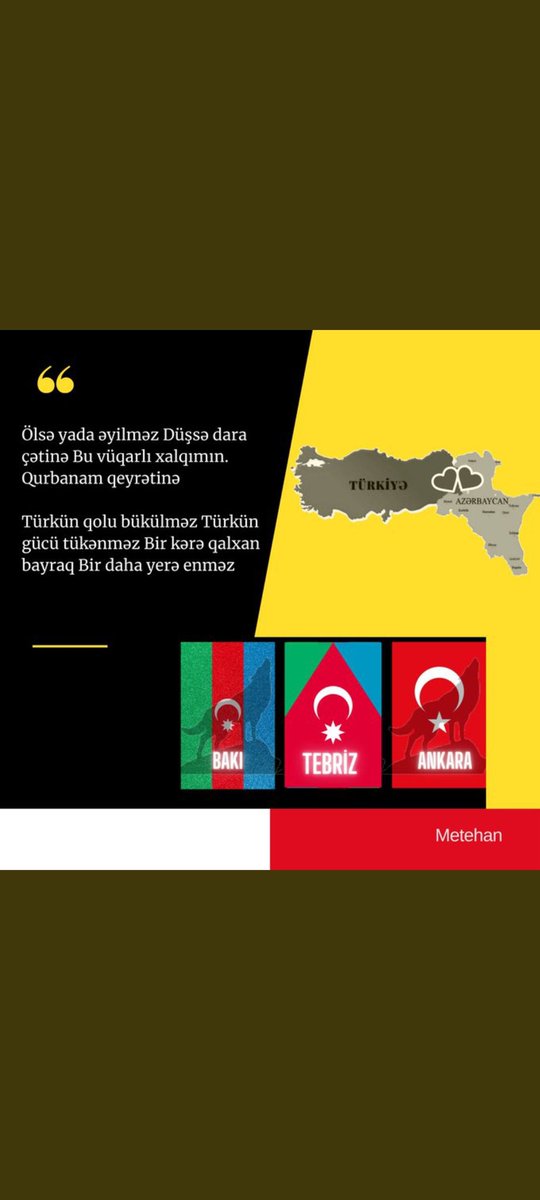 Sən mənimsən, mənimsən durduqca bədəndə can yaşa,yaşa çox yaşa ey şanlı Azərbaycan 🇦🇿🇦🇿.#BağımsızlıkİsteYanındayız  #BağımsızlığınıAlYanındayız