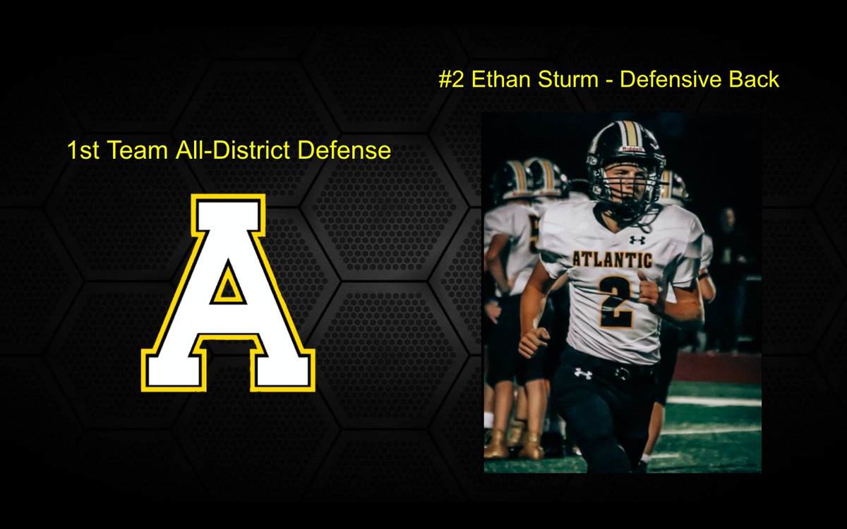 Congrats Ethan! 1st Team Unanimous All District