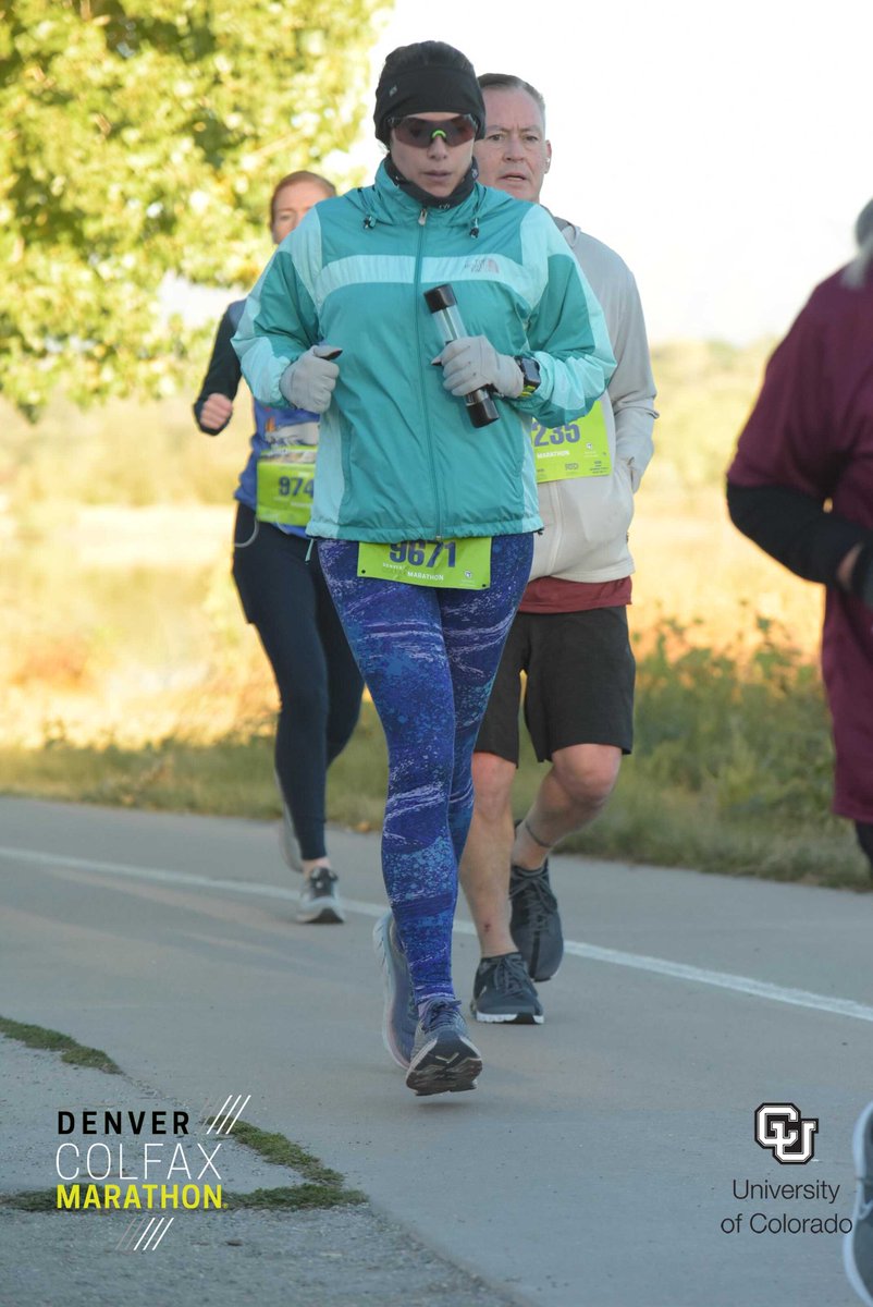 9seventyracing's tweet photo. @carmen_DVM_PhD out in the #ColfaxMarathon as part of a relay team! @runcolfax #run #running #denver #colorado https://t.co/NdTTiN13cW