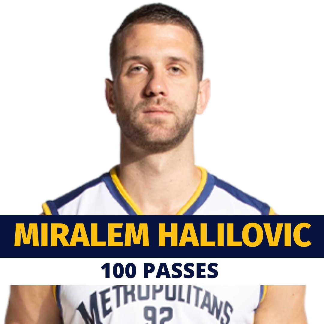 LNB Stats (@lnb_stats) on Twitter photo 100 PASSES : Avec 3 passes contre l'ASVEL, Miralem Halilovic (<a href="/Metropolitans92/">Boulogne-Levallois Metropolitans 92</a>) a passé le cap des 100 passes en #BetclicElite 100 PASSES : Avec 3 passes contre l'ASVEL, Miralem Halilovic (<a href="/Metropolitans92/">Boulogne-Levallois Metropolitans 92</a>) a passé le cap des 100 passes en #BetclicElite