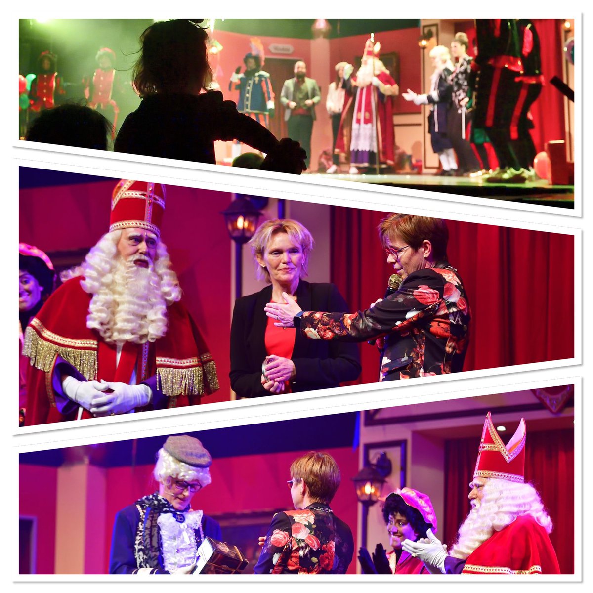 Genoten van de #Sinterklaasmusical in de De Nobelaer. Zowel de kasteelheer Frits als theater Nobelaer gingen na de voorstelling met pensioen. Daarom was ik aanwezig om zowel de kasteelheer als het gebouw de Nobelaer (staat er al vanaf ‘58) te bedanken. <a href="/DeNobelaer/">De Nobelaer</a> tot april ‘22!