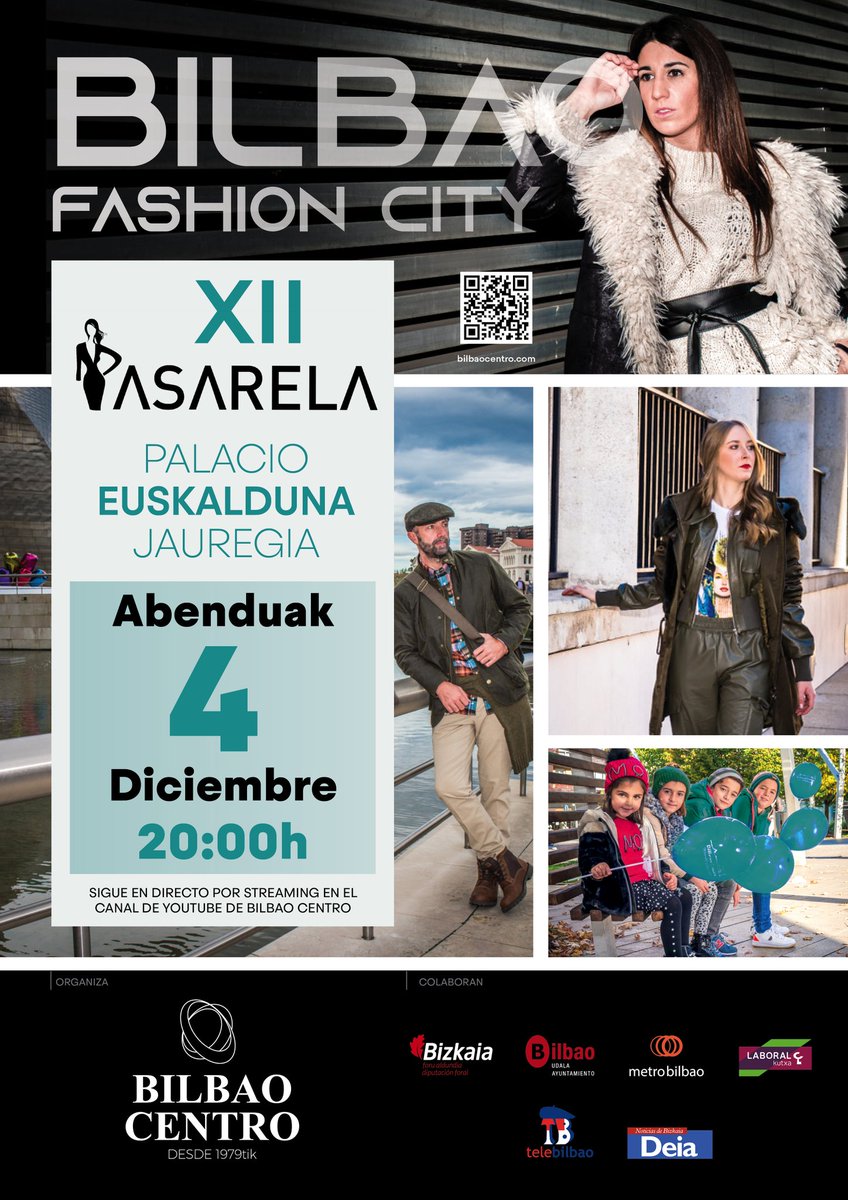 Bilbao_Centro's tweet photo. ⚠️ XII PASARELA BILBAO

Disfruta de toda la moda de la temporada en la XII edición de Pasarela Bilbao!

📇 SÁBADO 4 DICIEMBRE
⌚ 20H
📍Palacio Euskalduna

#Bilbao #Bilbo #BilbaoCentro #comercio #moda #modamujer #complementos #modahombre #pasarela #modaBilbao #pasarelabilbao https://t.co/SJ46lWo2jl