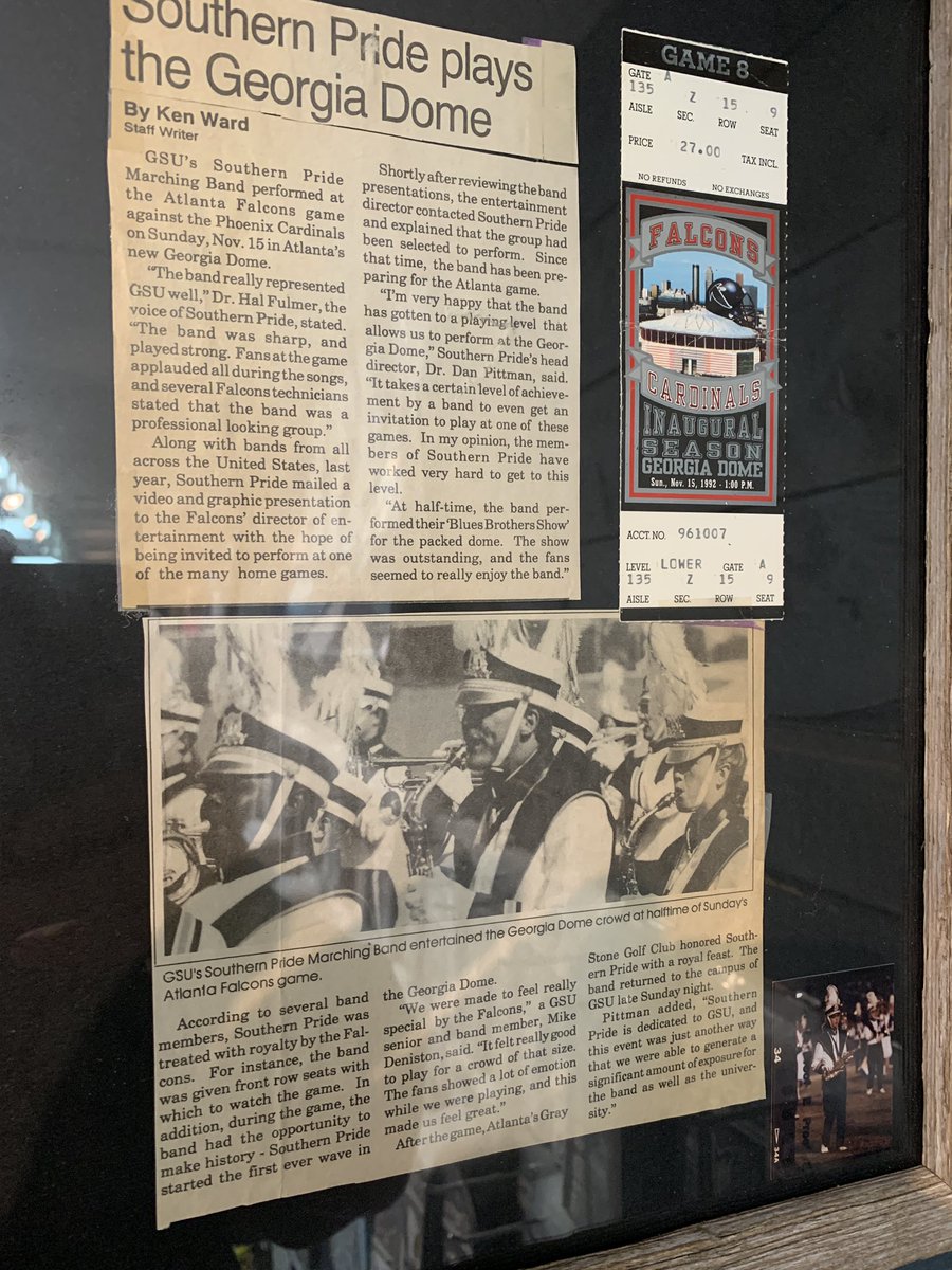 Southern Exchange Co (@sxcstatesboro) on Twitter photo Newest addition is in honor of @southernpridemb and their appearance in the Georgia Dome’s inaugural season. -on loan from the <a href="/J_Maryanski/">Jean Maryanski</a> collection Newest addition is in honor of @southernpridemb and their appearance in the Georgia Dome’s inaugural season. -on loan from the <a href="/J_Maryanski/">Jean Maryanski</a> collection