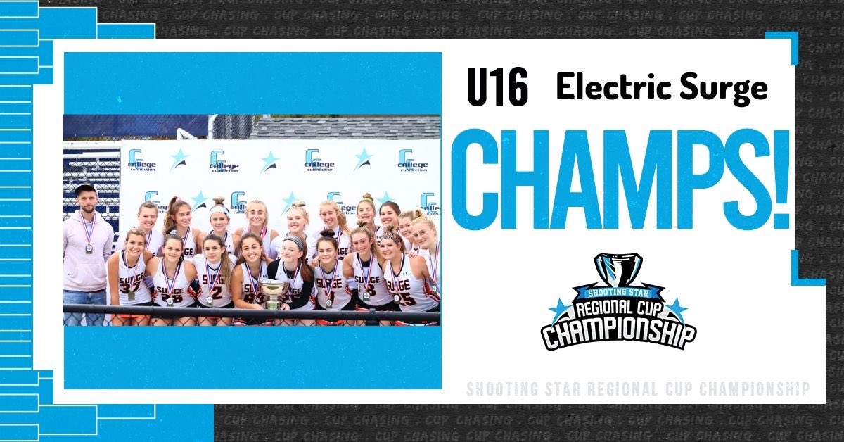 Big congrats to our U16 first place champions of Shooting Star Regional Cup! 🏆  #electric #RCChamps 👏