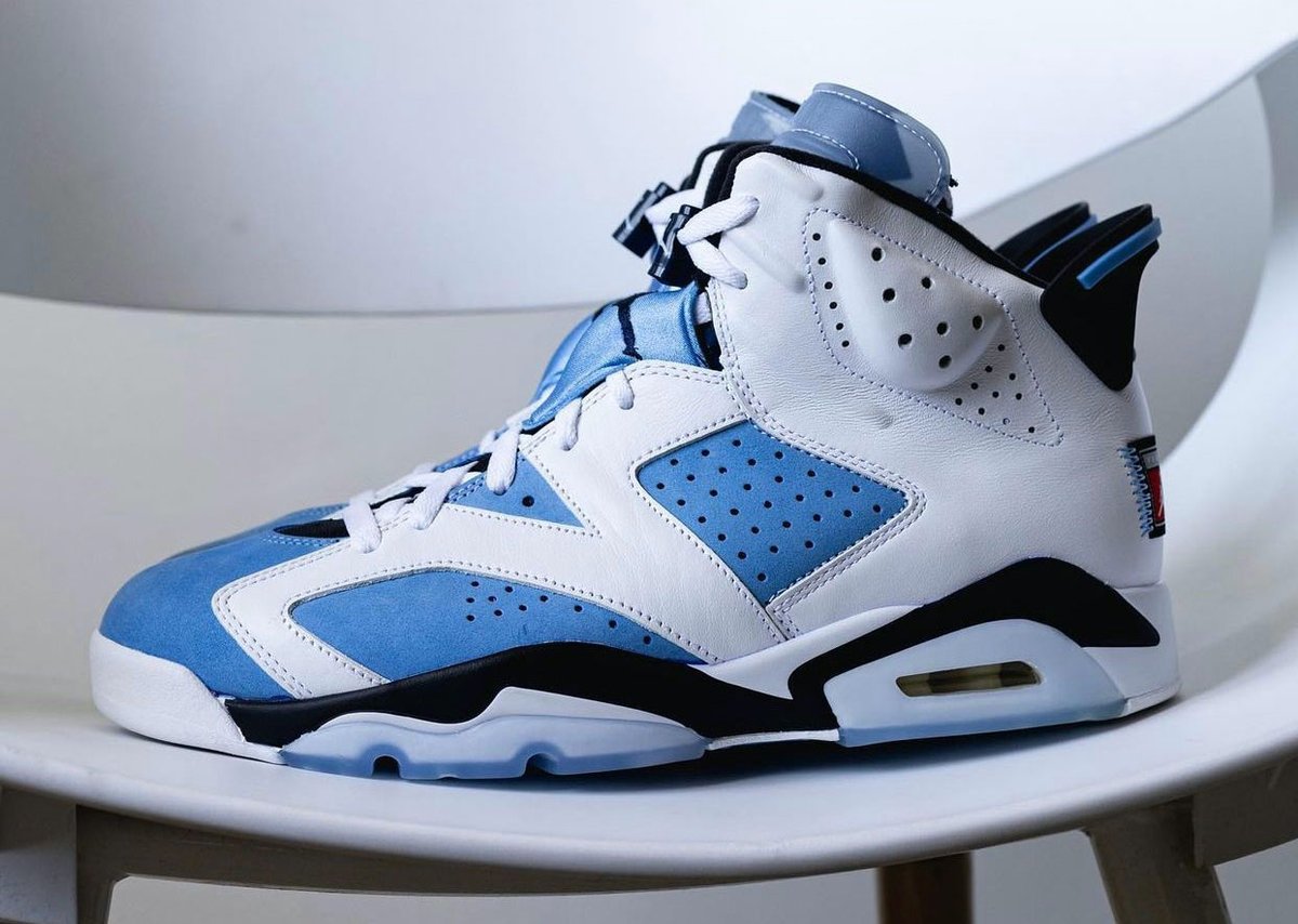 SneakerScouts's tweet photo. Release Date: Air Jordan 6 'UNC' - March 5, 2022 |$190| #SneakerScouts https://t.co/GLvsFFPU14 https://t.co/krGpasxrBy