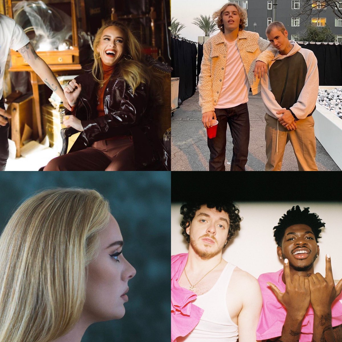 PopCrave's tweet image. Top 4 songs on global Spotify:

1. #EasyOnMe (8.832M)
2. STAY (5.545M)
3. Oh My God (5.338M)
4. INDUSTRY BABY (4.778M)