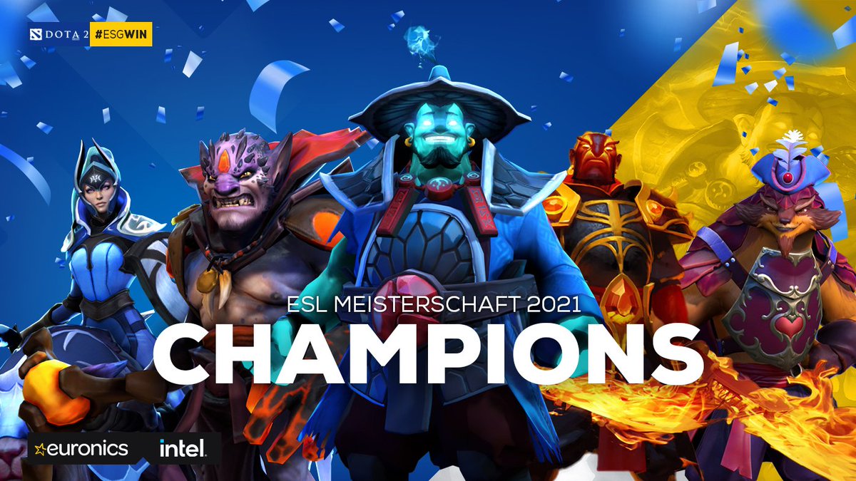 WIR SIND DIE CHAMPIONS DER #ESLMeisterschaft! 🏆

Was eine Leistung und was eine Saison! Einfach nur verdient Jungs! 🔥

Glückwunsch an <a href="/weareivygg/">IVY</a> zu Platz 2. 🙏