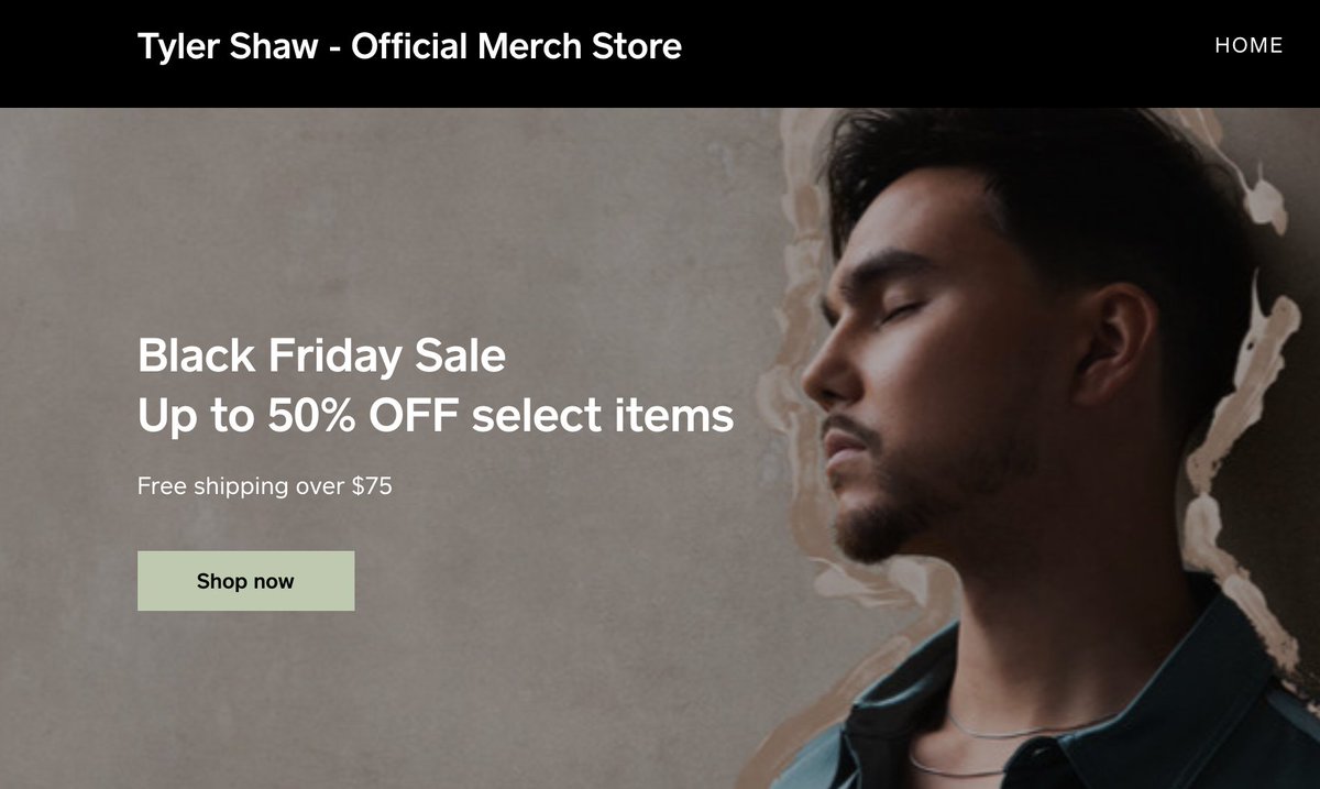 Just in time for #BlackFriday - The official #TylerShaw merch store is here! tylershawmerch.square.site