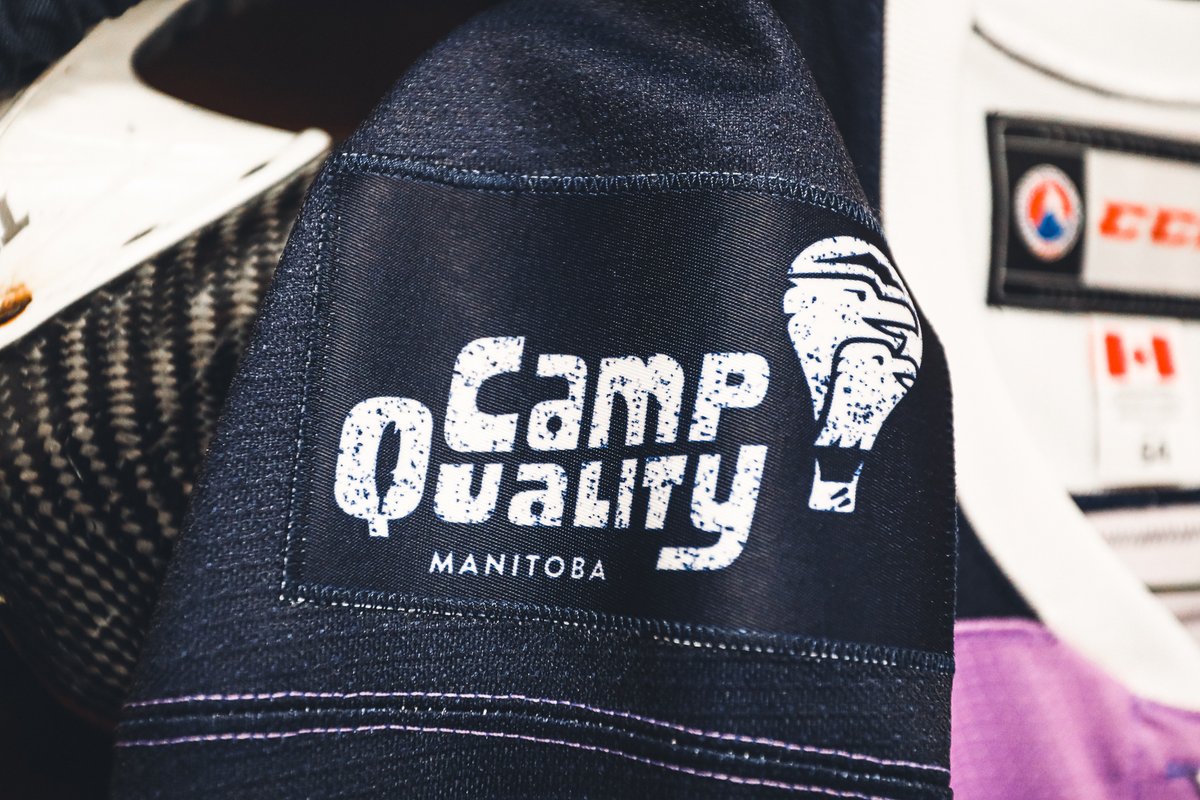 ManitobaMoose's tweet photo. Today's lavender jerseys are being auctioned off both at the game and online beginning Nov. 25th in support of @CampQualityCan 💜 https://t.co/7suT0rTdzx