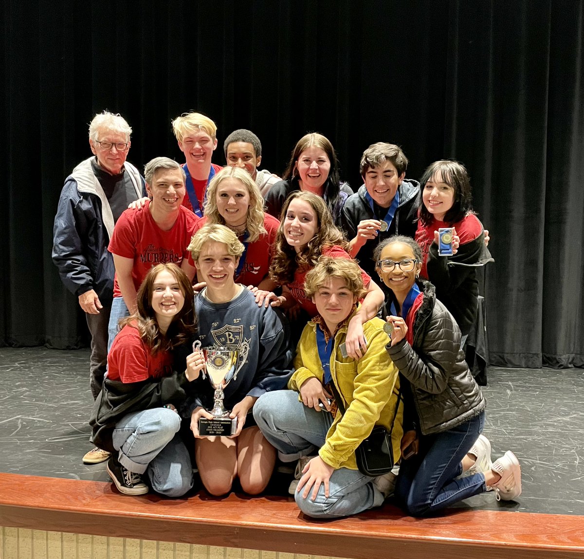 Take a bow <a href="/MiltonHighSch/">Milton High School</a>,  7A One Act Play State Champion. bit.ly/2r6qU0s