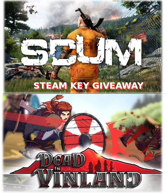 Bopilawn's tweet photo. #Giveaway time!
I will give any lucky person that follows me on #Twitter and on #instagram, a Steam Key for #Scum and #Deadinvinland 

Rules : 
You have to follow me on both accounts and RT this post to be entered

Instagram : https://t.co/w1NDwt4acw

Giveaway ends 5th December https://t.co/aNMTjKdq0B