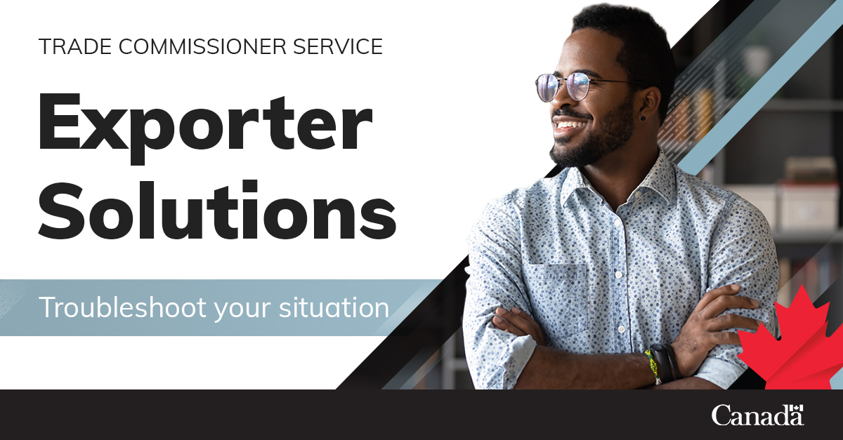 TCS_SDC's tweet photo. DYK? We have a new free service for #CdnBusinesses looking to solve urgent export problems. 

Learn about Exporter Solutions today: https://t.co/blGgO0wWyN #BusinessSolutions https://t.co/9EQshsRe6r