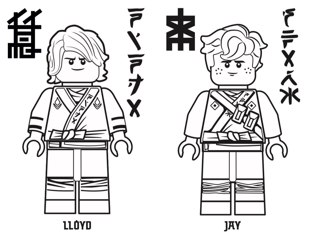 Lego Ninjago Kai Coloring Pages