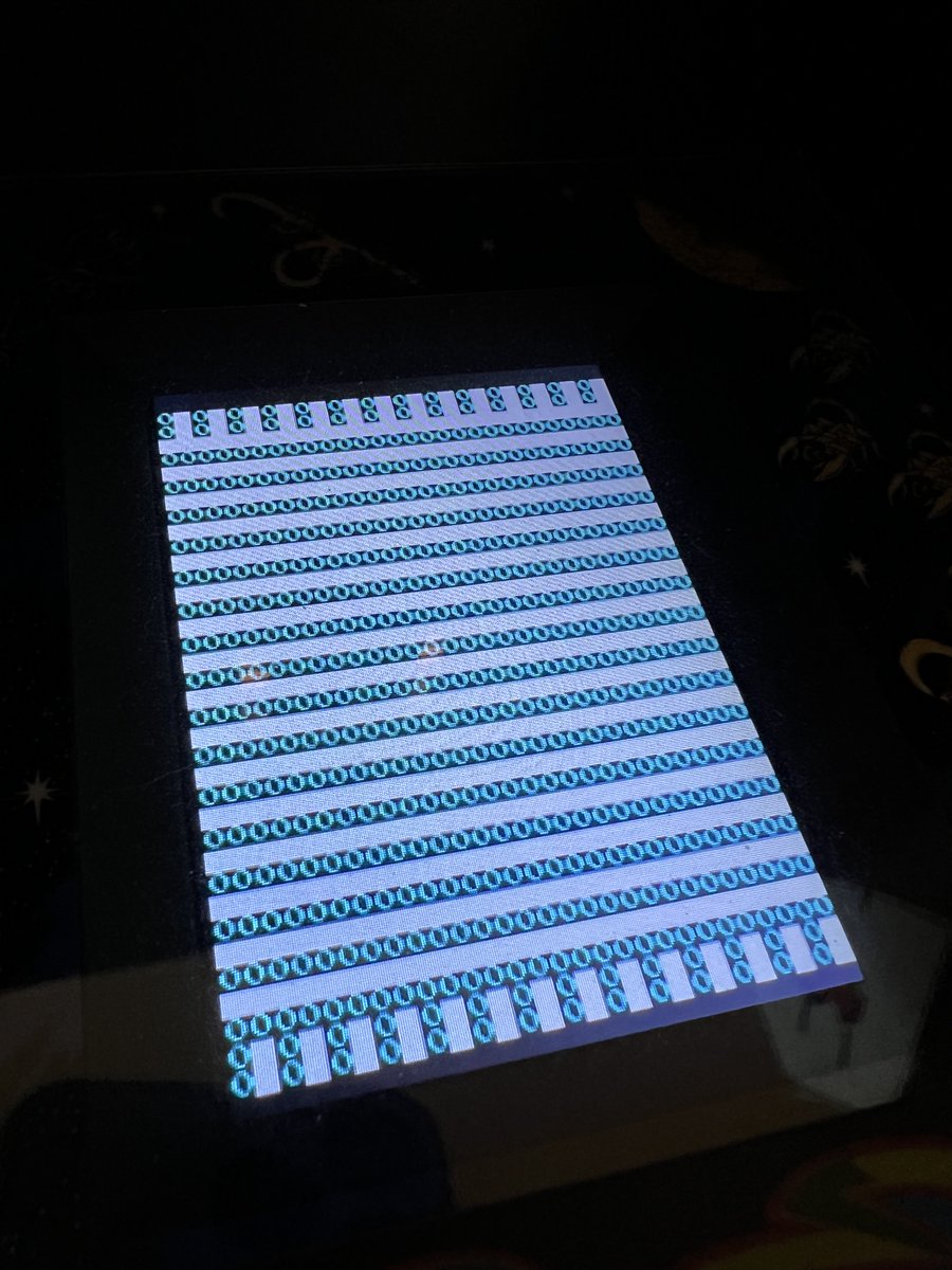 cabel's tweet photo. I leave my Quarter Arcades on all day, which leads to some interesting bugs in the original arcade ROMs: if a Galaga sits running but unplayed for months at time, it'll eventually lock up!

Also, normally-silent Bubble Bobble will also play exactly one sound effect every few days https://t.co/8JCrtI5IMG