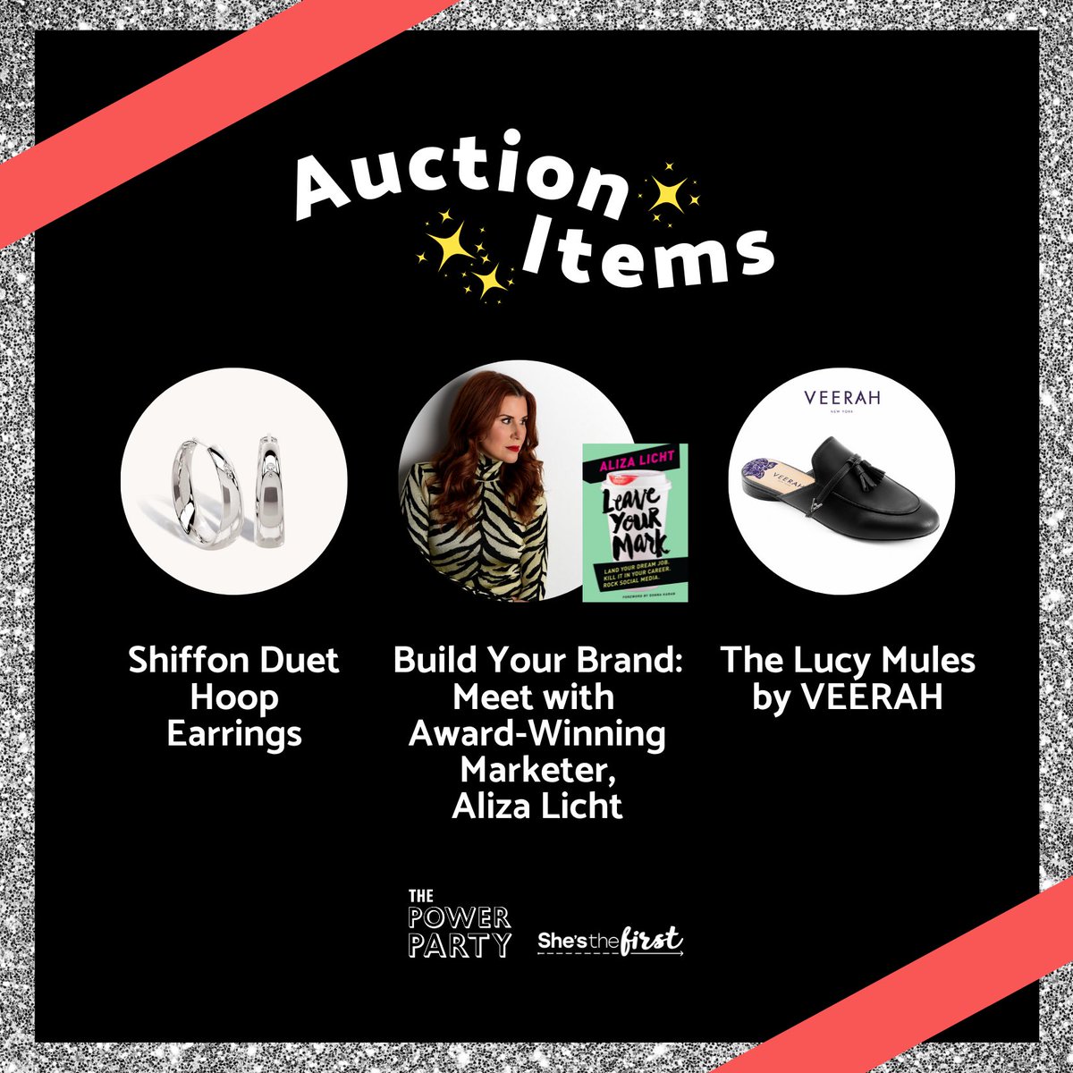 shesthefirst's tweet photo. It's not too late to bid on an auction item from #STFPowerParty! Help us reach our fundraising goal and reward yourself with something special for donating to STF. Our silent auction ends on #GivingTuesday, November 30th. See details and bid at https://t.co/o0kLOuhvTm ✨ https://t.co/ZVu5vlRA2P