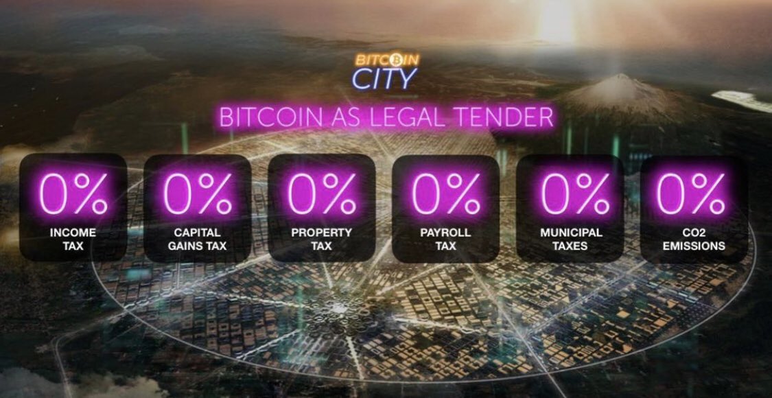 criptomining_eu's tweet photo. Bitcoin City solo cobrará impuestos al valor agregado.
La ciudad se alimentará de energía geotérmica y minará bitcoin.
#criptomining #bitcoinmining #bitcoin https://t.co/qklThLJPzF