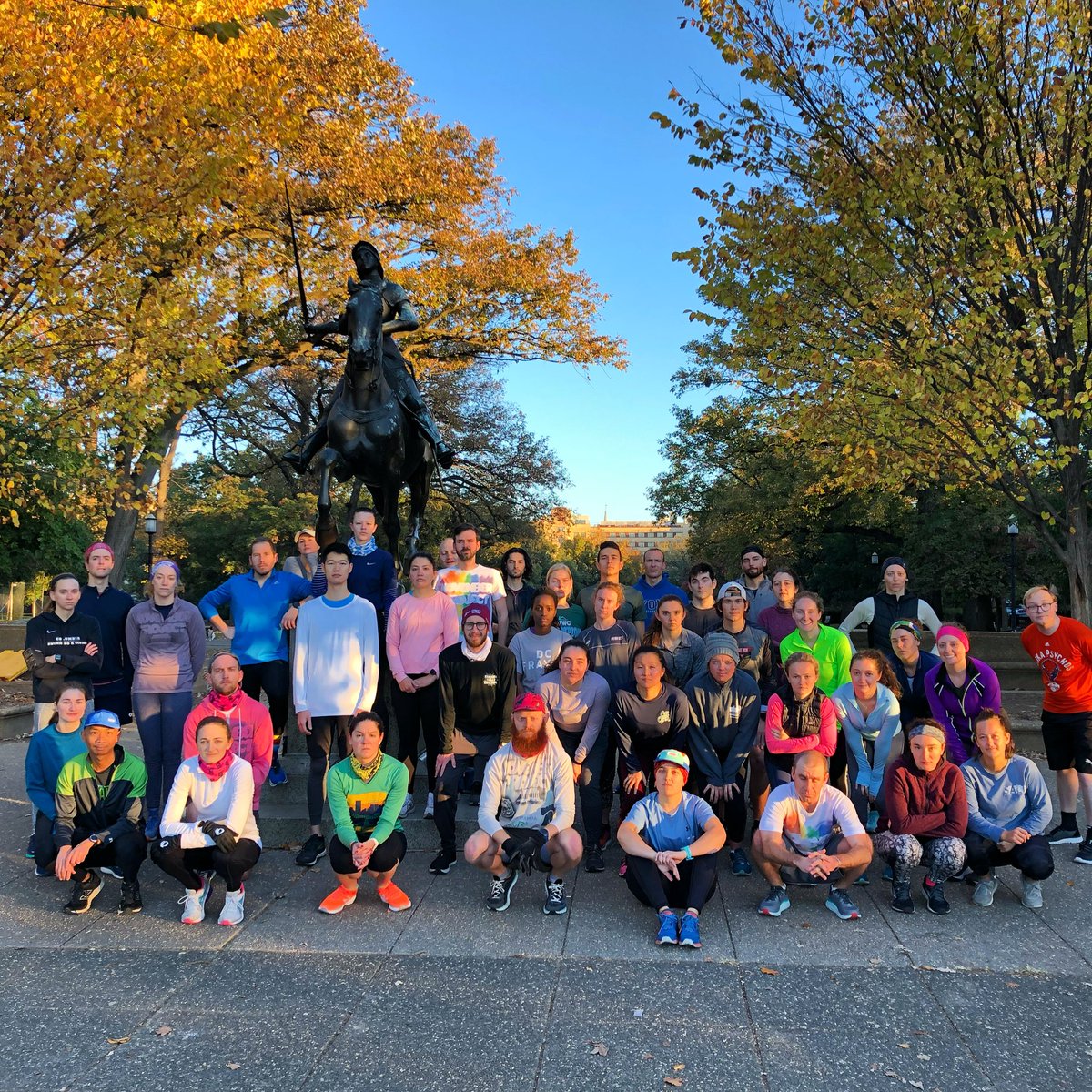 We’ve got a gorgeous autumnal lineup of workouts for ya this week, DC! Kick it off with us tomorrow at 6:25 am at Malcolm X Park by the Joan of arc statue
