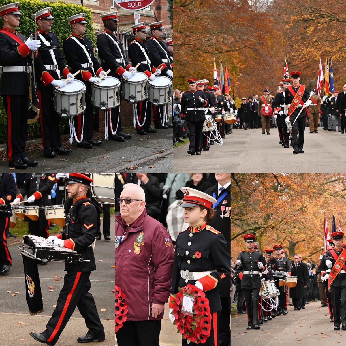 cityofcoventry's tweet photo. Last week we had the privilege of leading the Coventry Remembrance Parade along with the playing of the last post and reveille, which is always an honour for us and one that is not taken for granted. This marked our first public appearance since November 2019. #mustbetheccod https://t.co/4nQ04euBU6