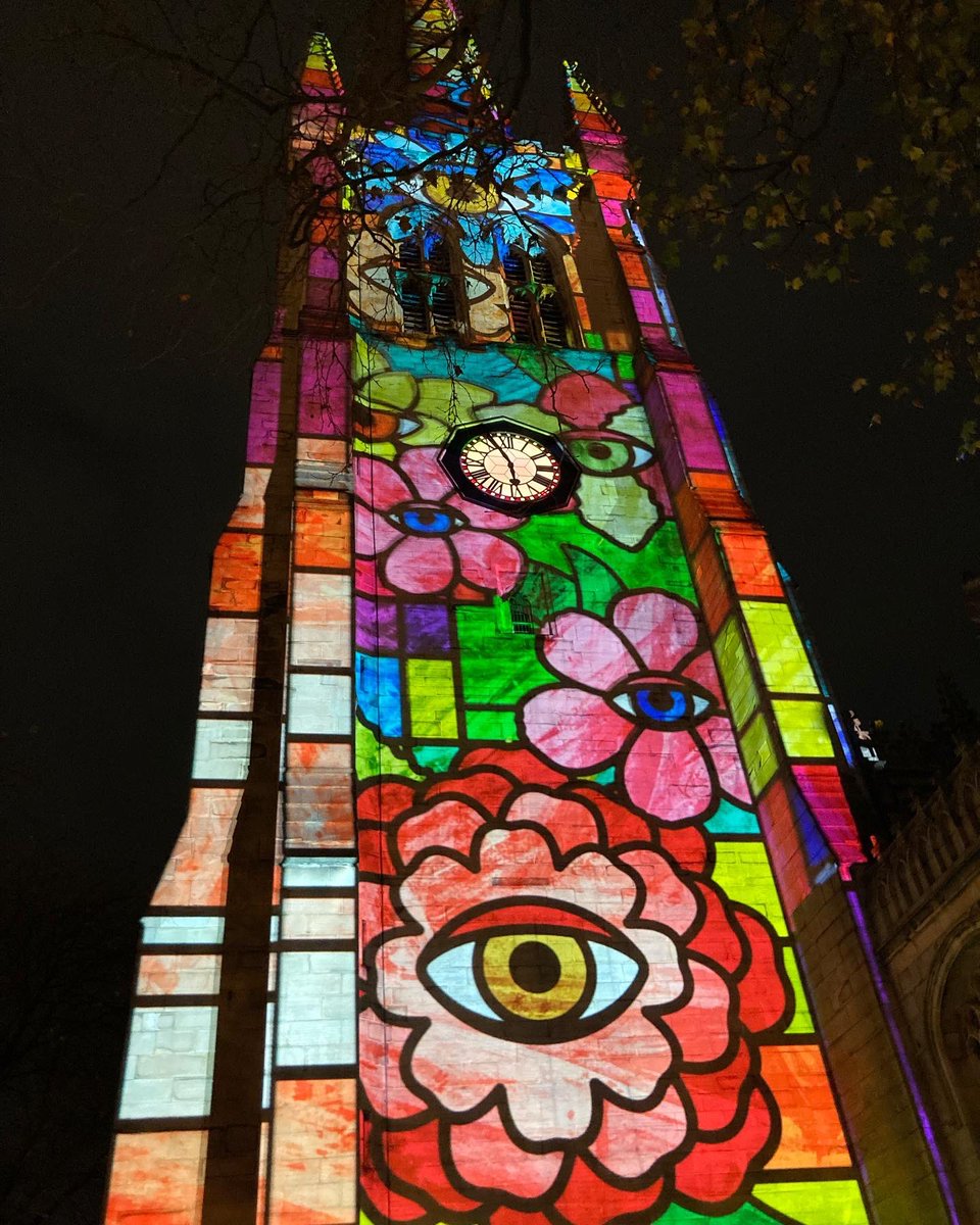 tikistevo's tweet photo. Wakefield lights switch on &amp; light show by @novakcollective Stunning!#wakefield #westyorkshire #winter #xmas #yorkshire #art #LightUpWFD https://t.co/mgHbxHxRNA