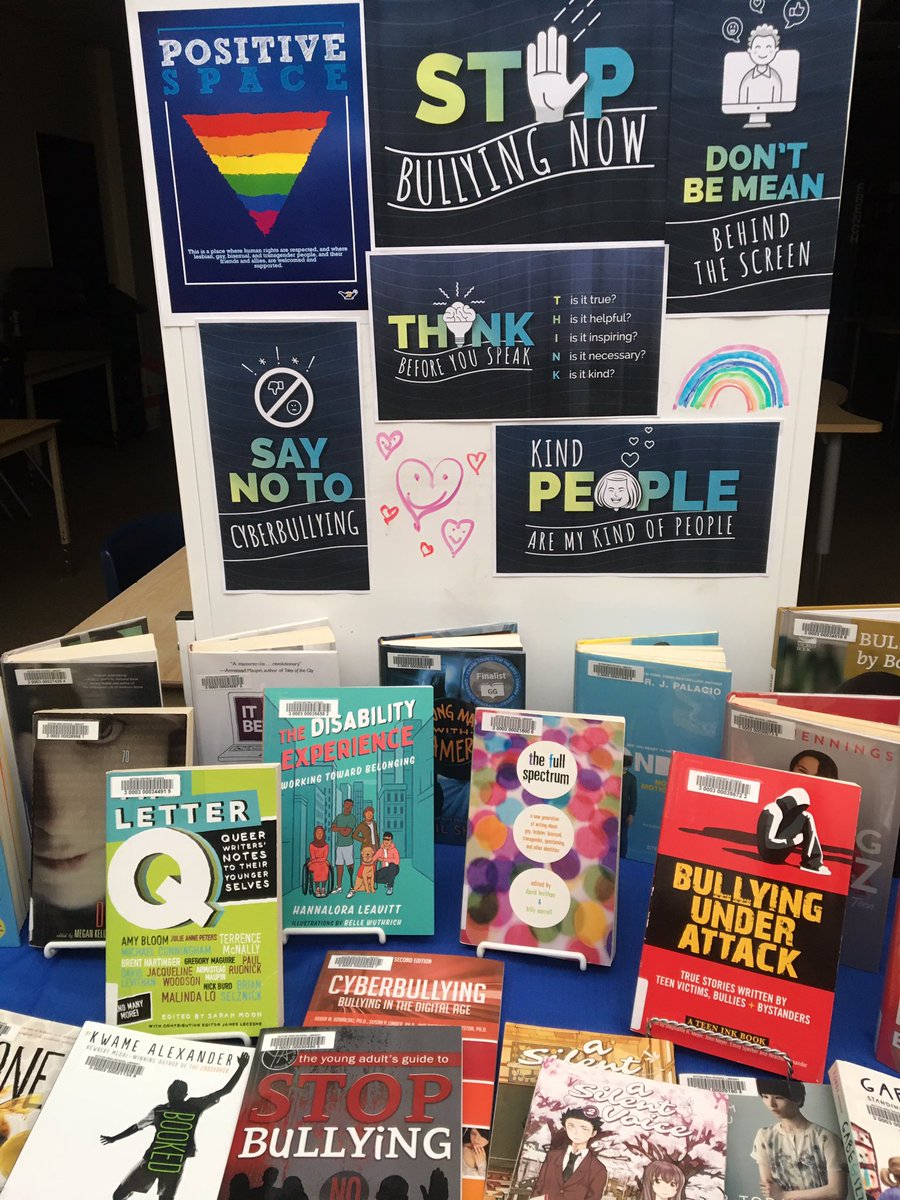 alibrarytech's tweet photo. Check out our books for #antibullyingweek in the #adslibrary 📚 @actondistrict #bekindonline #stopbullying #kindpeoplearemykindapeople https://t.co/DGLB46DoLH