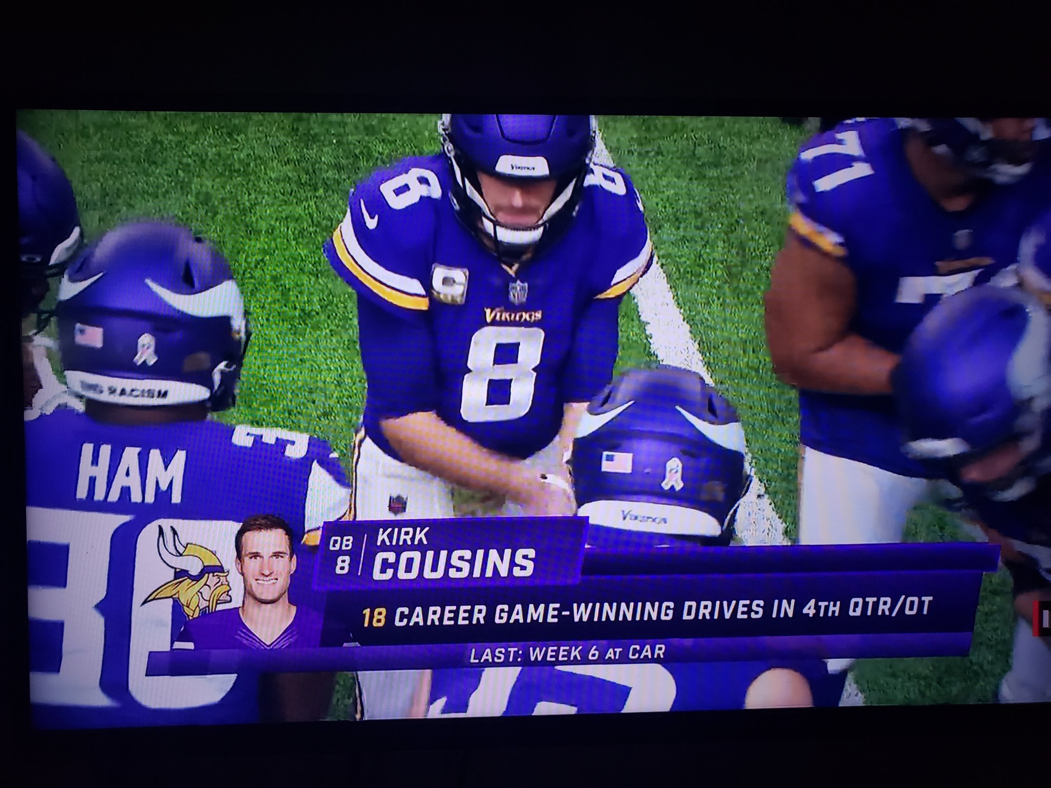 Kevin McMahon on Twitter: "How many Kirk Cousins haters jaws dropped when  they saw this stat? https://t.co/7WbzENGvAT" / Twitter