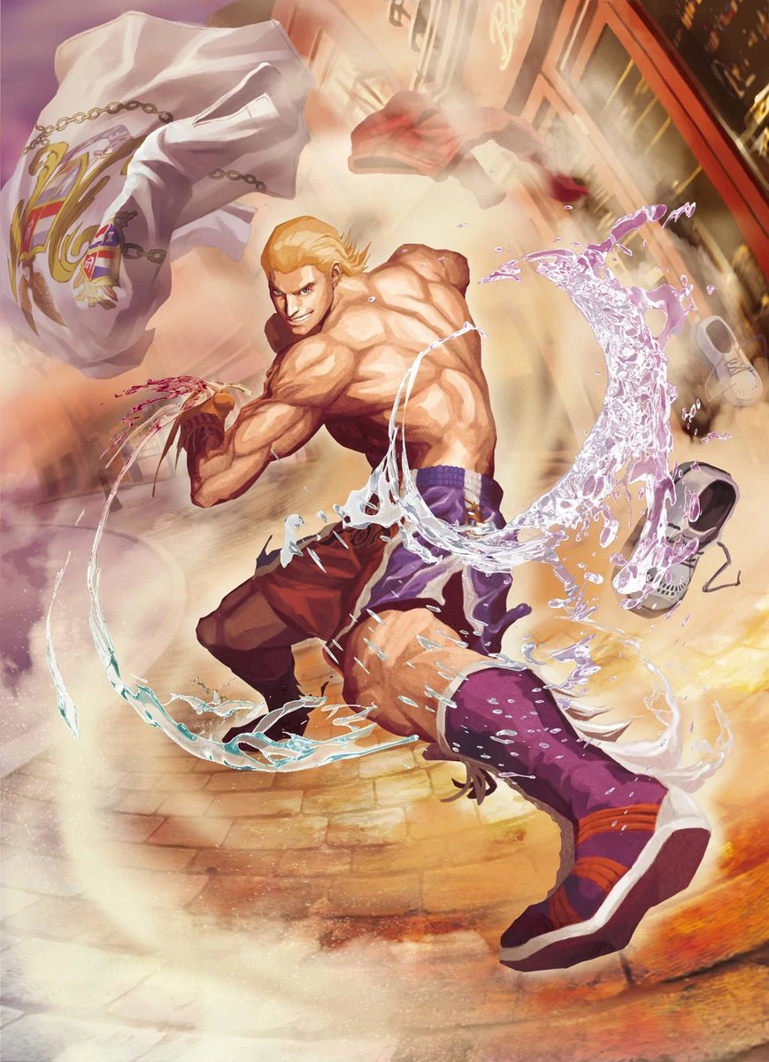 2012 promo art of Steve Fox for Street Fighter X Tekken.