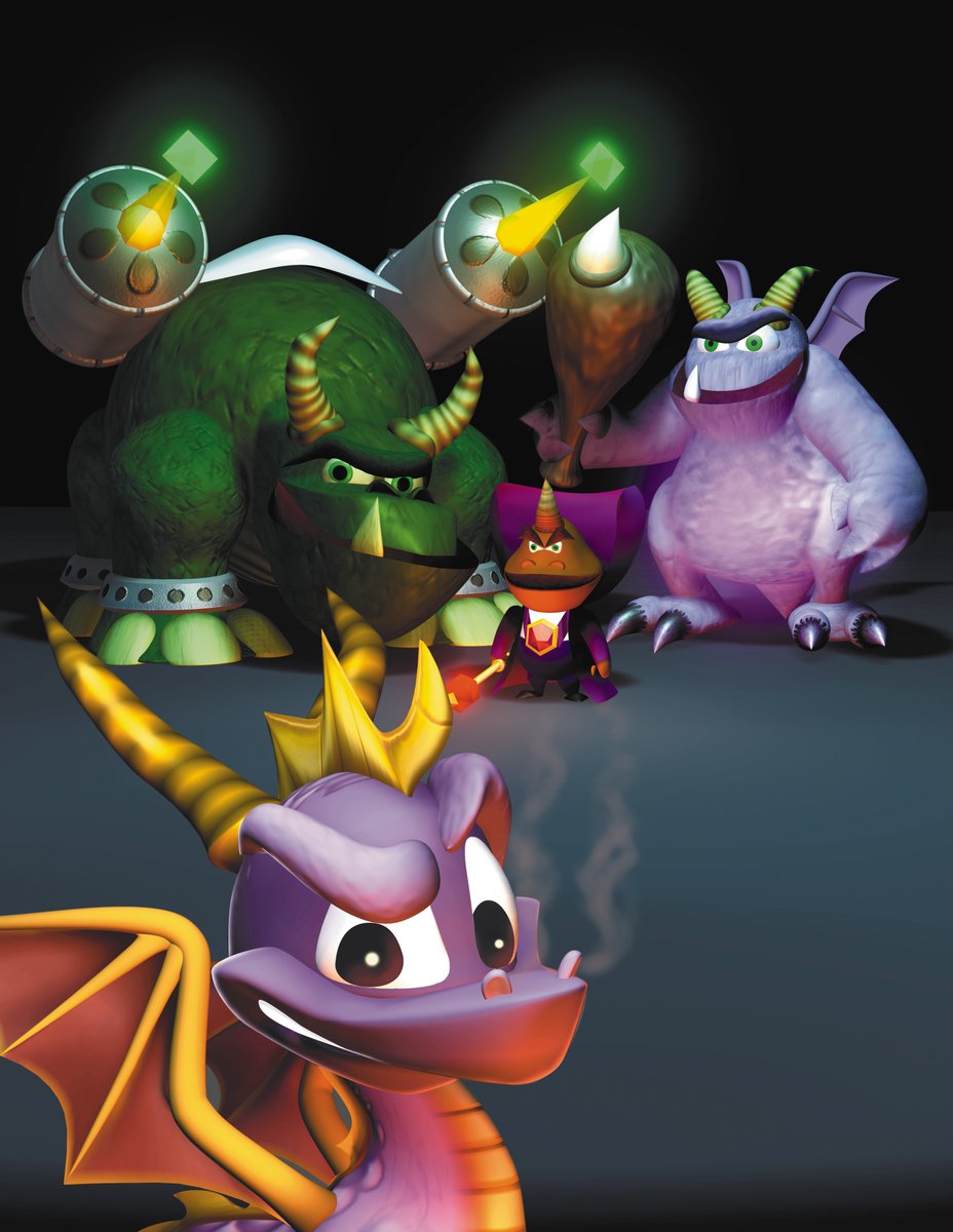RT @nbajambook: 1999 promo art for Spyro 2: Ripto's Rage! on the PlayStation. https://t.co/PpaQoiWhuL