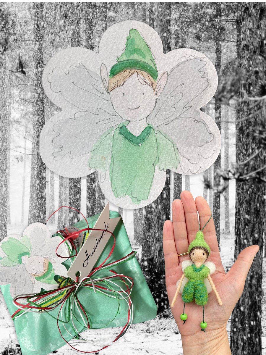 daintydooHM's tweet photo. I create needle felted fairies and seasonal home decor. My fairies can be gift wrapped with a personalised hand painted gift tag making a perfect special gift. #SBS #MHHSBD #Christmasgifts #fairies #needlefelting @TheoPaphitis #daintydoo #daintydoohm #CraftBizParty https://t.co/PoYHFyUX7d