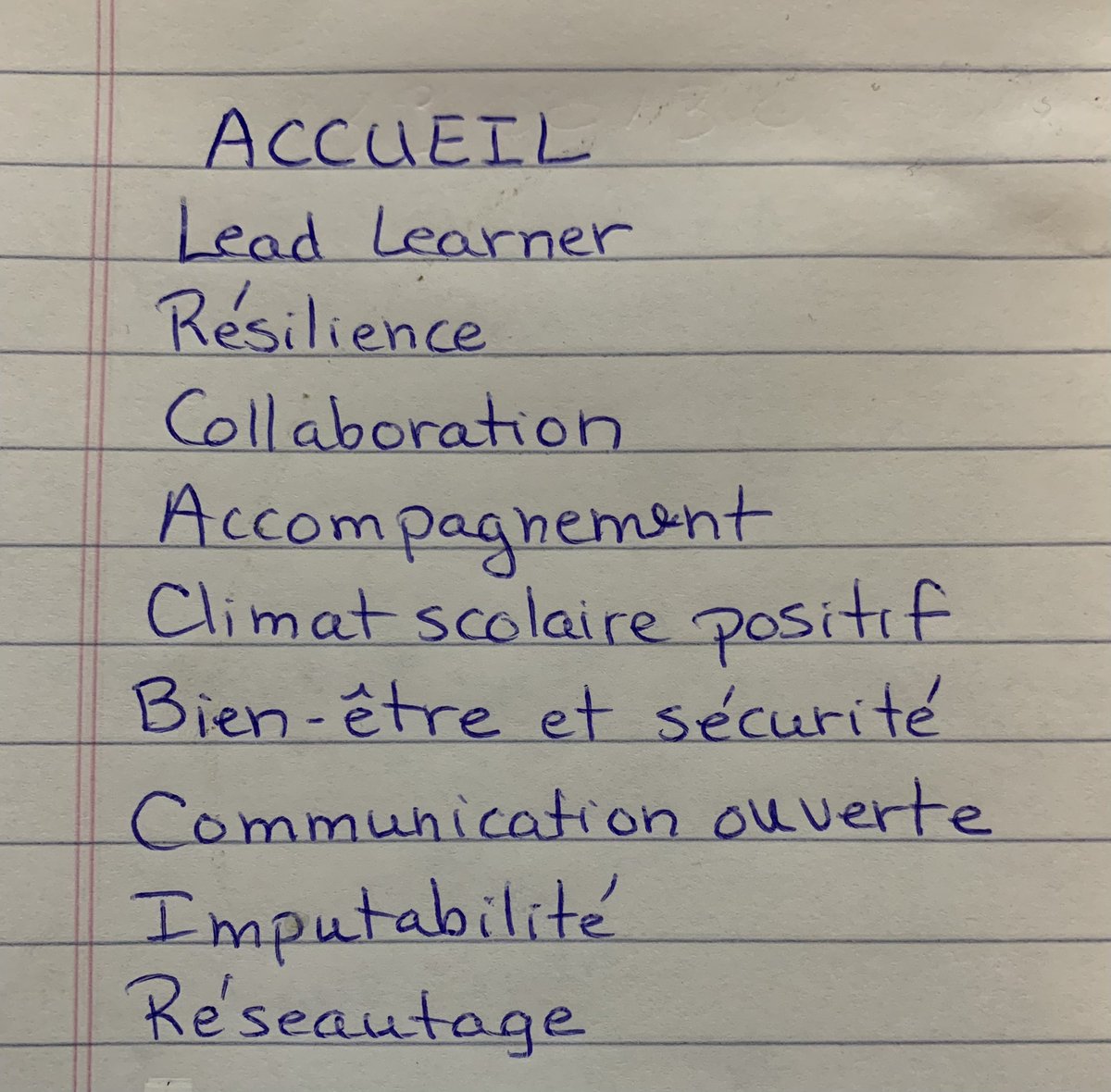DinahCharland's tweet photo. Des mots-clés en lien avec le leadership et la direction d’école #140MCD @V_innovator @adelemblais @cindyv0278 @vadou27 @DarlineNauzil @cappich2 @nancylynnmorin https://t.co/Ls1wBooDlG