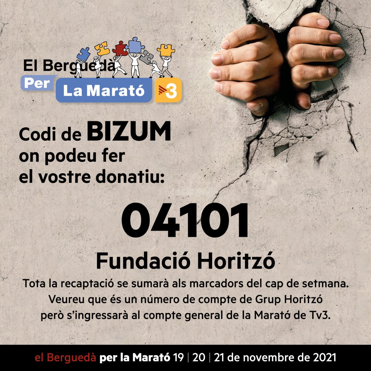 erminialtarriba's tweet photo. Final d'un cap de setmana intens, ple d'actes. Encara sou a temps de fer créixer el marcador. Gràcies #Asfam per l'esforç. El #Berguedà @la_marato https://t.co/8xi8CiWL8T