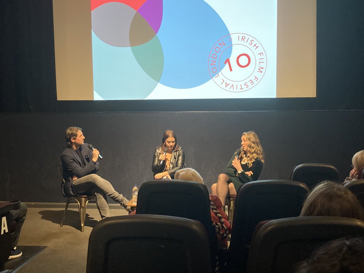 Redemption of a Rogue Q+A now <a href="/GenesisCinema/">Genesis Cinema</a> with @irishfilmlondon hilarious and honest  chat following a brilliant and hilarious film set in my lovely Da’s beloved county Cavan.<a href="/ScreenIreland/">Screen Ireland</a>