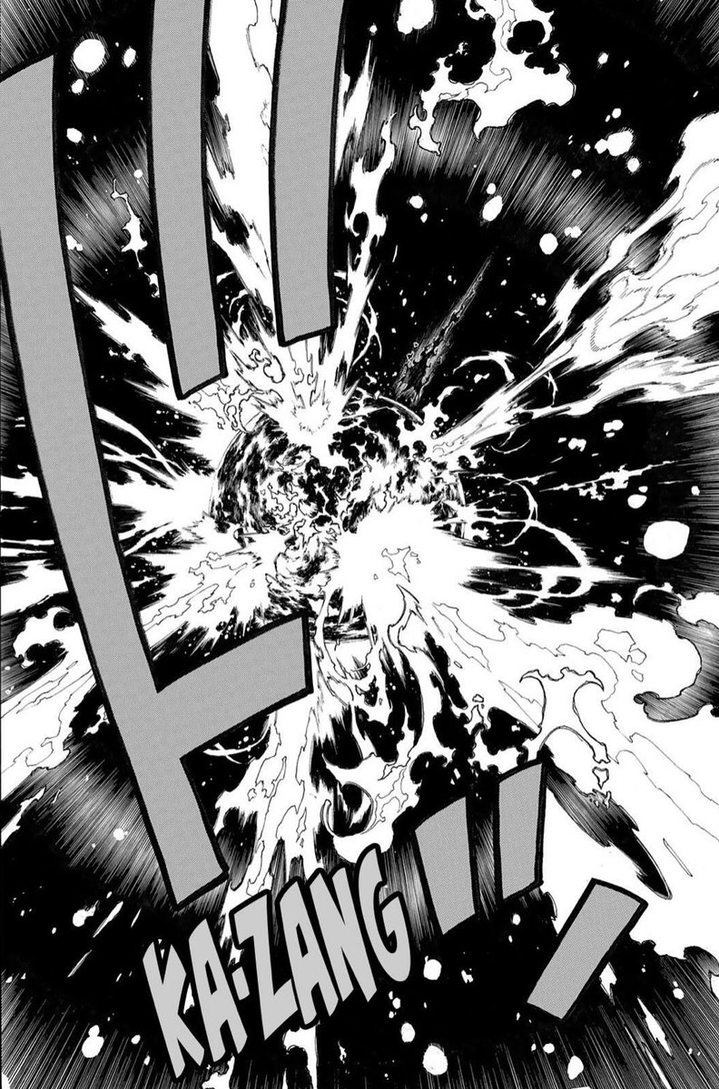 GodofCalamity91's tweet photo. #FireForce291 spoiler 

Fire force is getting better and better by the chapter, this is giving me endgame vibes how they all lost and the villains won, I can’t wait for the next chapter 🔥 https://t.co/zi0bqSdxAs