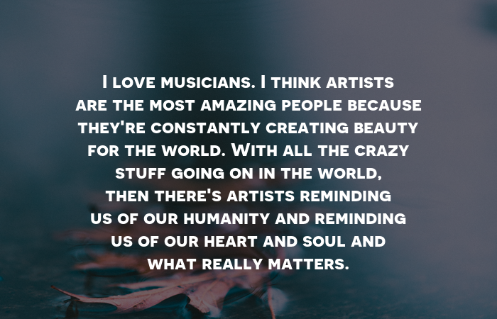 JulienceUK's tweet photo. I love musicians. I think artists are the most amazing people because they're constantly creating beauty for the world.
#insporationalquotes #quoteaddict #quotestolove #lifestylequotes #dreamquotes #creativequotes #quotemotivation #quotelover #picturequotes #myselfquotes https://t.co/du5bPq5bT7