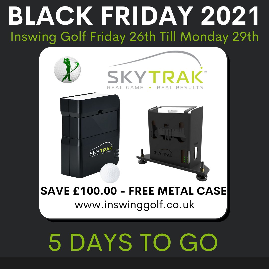 InswingG's tweet photo. 5 DAYS TO GO!!!

Don't miss our biggest Black Friday deals🏌🏼‍♂️ https://t.co/VVRGGeDNVC