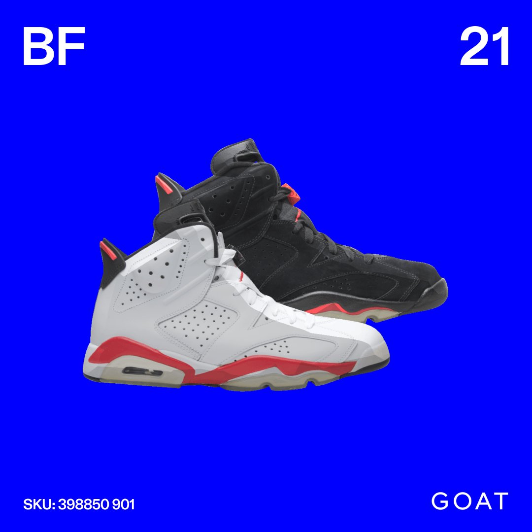 Enter #GOATBLACKFRIDAY for a chance to win over $1,000,000 in free prizes, exclusive daily drops and more. goat.app.link/WvnTeEDR9kb