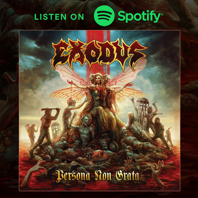 Which songs from PERSONA NON GRATA do you want to hear on our upcoming tour? LISTEN NOW on @Spotify: nblast.de/Exodus-PNG-SP #Exodus #PersonaNonGrata #ThrashMetal #Thrash #Metal
