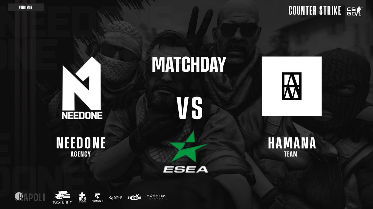 NeedONE_ND1's tweet image. #Matchday

Our #TeamCSGO is playing the tenth game of @ESEA open tonight 💪

🆚 #TeamHamana 🇦🇹
🗺 de_overpass
⏰ 8.30pm
📅 10th days

Let&apos;s go ! #Nd1WIN 💪