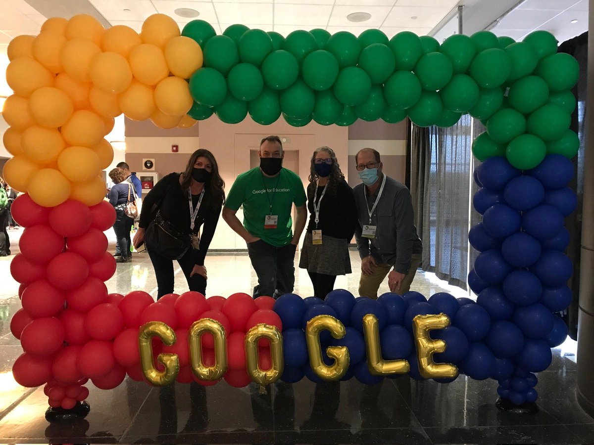#NYSCATE21 is off to an amazing start. We met <a href="/ericcurts/">Eric Curts</a> who was willing to pose with me,  <a href="/dbarrett777/">Danielle Barrett</a> and <a href="/ChrisManke18/">Chris Manke</a> His work inspires us!