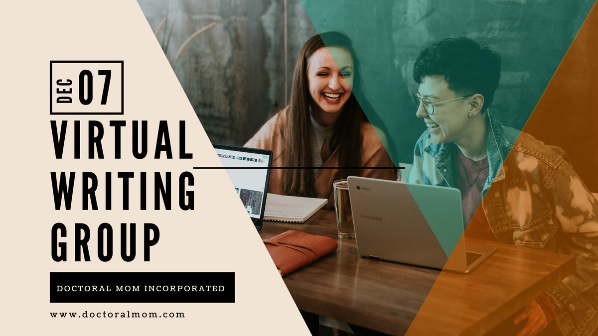 DoctoralMom's tweet photo. Doctoral Mom Incorporated is offering a quiet space where you can devote 90 minutes to your doctoral work. Whether you're working on your coursework or dissertation, check in and focus on your academic goals. This is not a writing workshop.

Event Link: https://t.co/e54eD84JOq https://t.co/Llpp8ksl0I