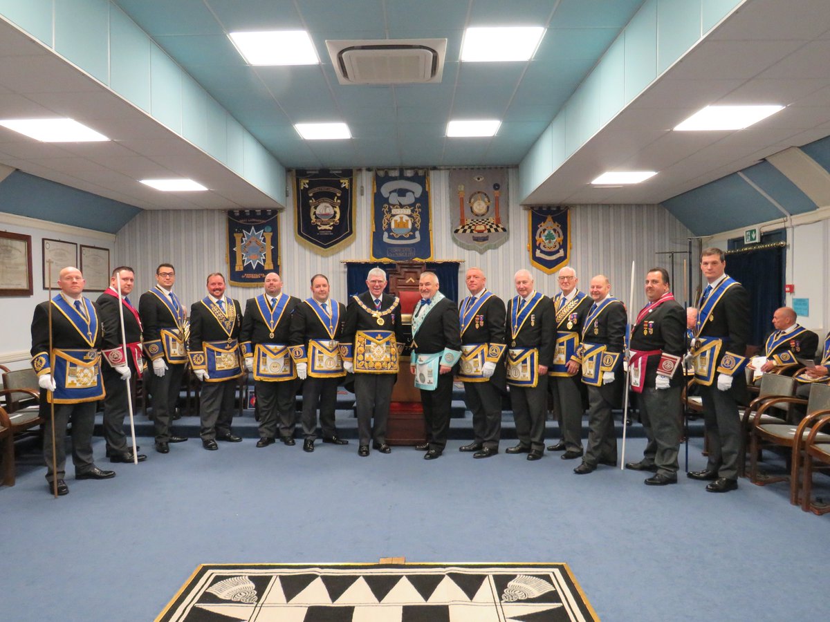 NorthFyldeGroup's tweet photo. The Provincial Grand Master Tony Harrison takes a trip to the seaside to Wyre Lodge No 7704 installation https://t.co/784cYnVXMz @UGLE_GrandLodge @Freemasonry2day @WestLancsPGL https://t.co/2Q3WyJsjDW