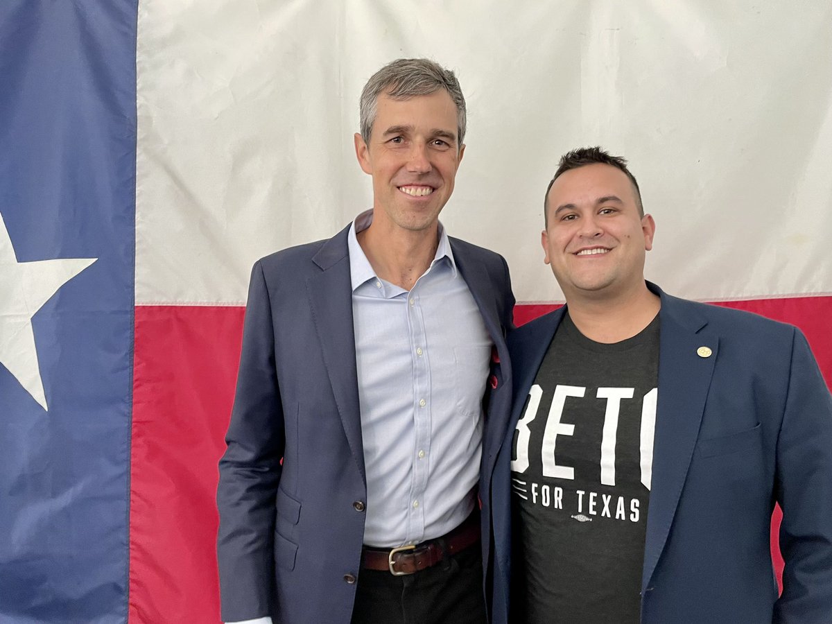 AdamBazaldua's tweet photo. Ready to flip this state! 💙🌊
Thankful for the campaign kicking off in Sunny South Dallas in @fairparktx
#betofortexas #bluewave #byegreg https://t.co/Gz0R9DL4cO