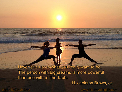 The person with big dreams is more powerful than one with all the facts