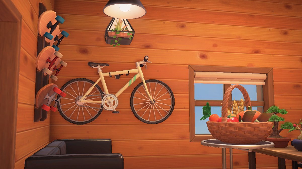 nerdyacnh's tweet photo. Poncho loves his new home design! He's even started cooking! #AnimalCrossing #ACNH #CocoCity https://t.co/e12UY0W1cS