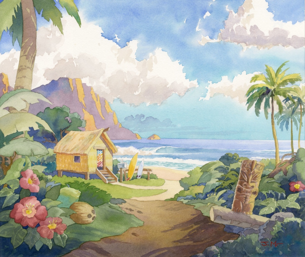Disney Watercolor Backgrounds