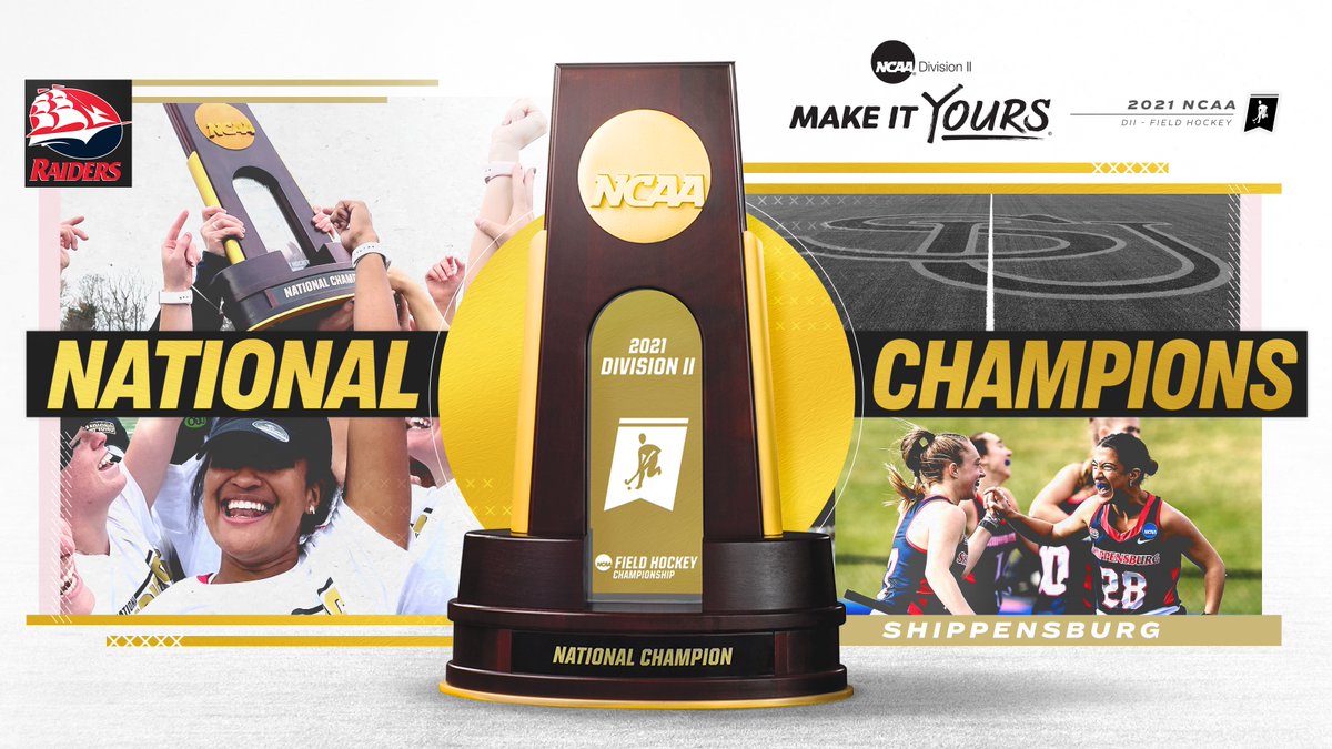 Your 2021 NCAA Division II Women’s Field Hockey National Champions!!! 

#D2FH | #MakeItYours