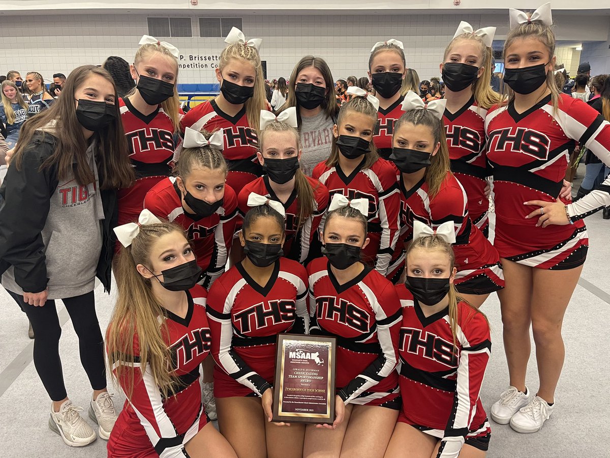 Congratulations to THS Cheer team for winning the Sportsmanship Award 🏆 This is a great group of hard working female athletes.  Way to go Tigers!!!! #tpsprepares